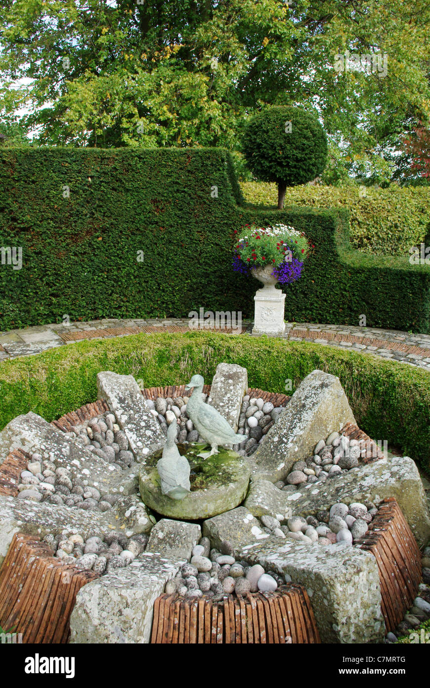 Kathy Brown's Garden au Manoir, Stevington ; une collection de jardins thématiques ouverts au public Banque D'Images