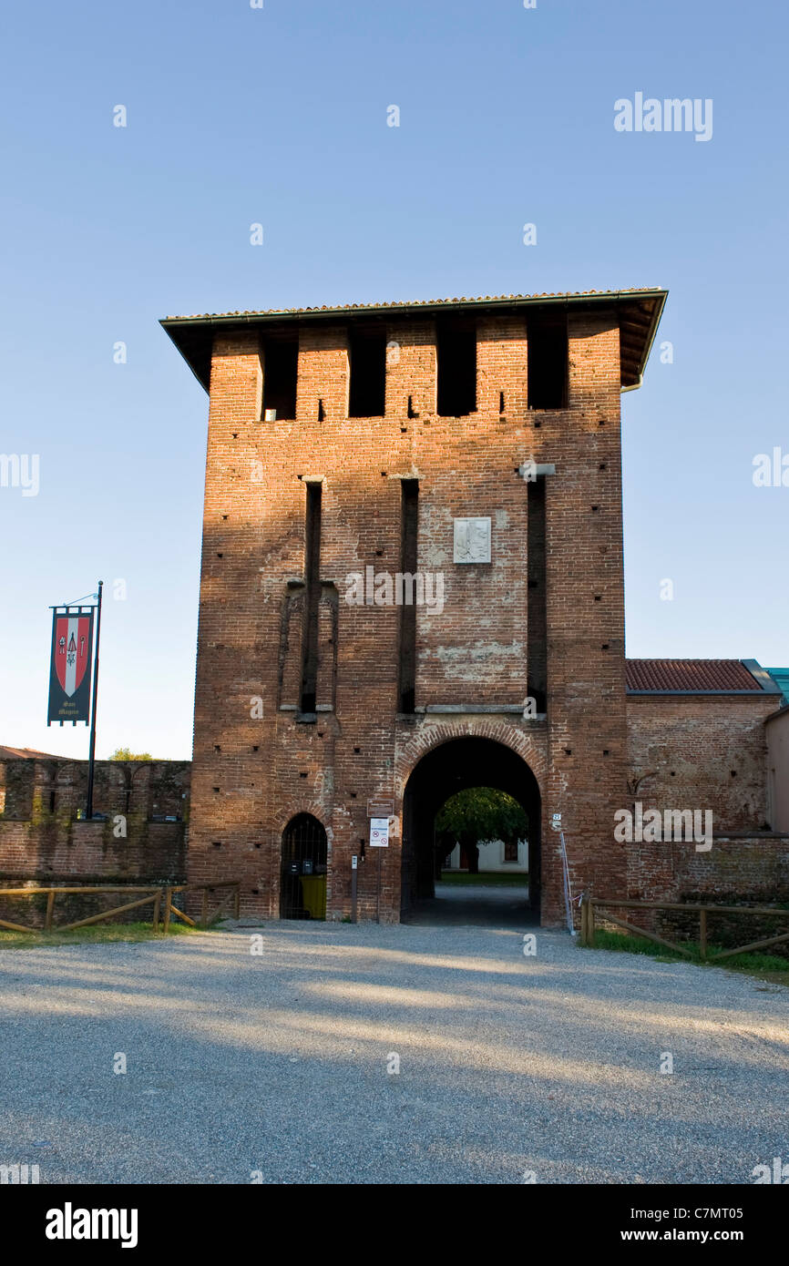 Château Visconti, Legnano, Lombardie, Italie Banque D'Images
