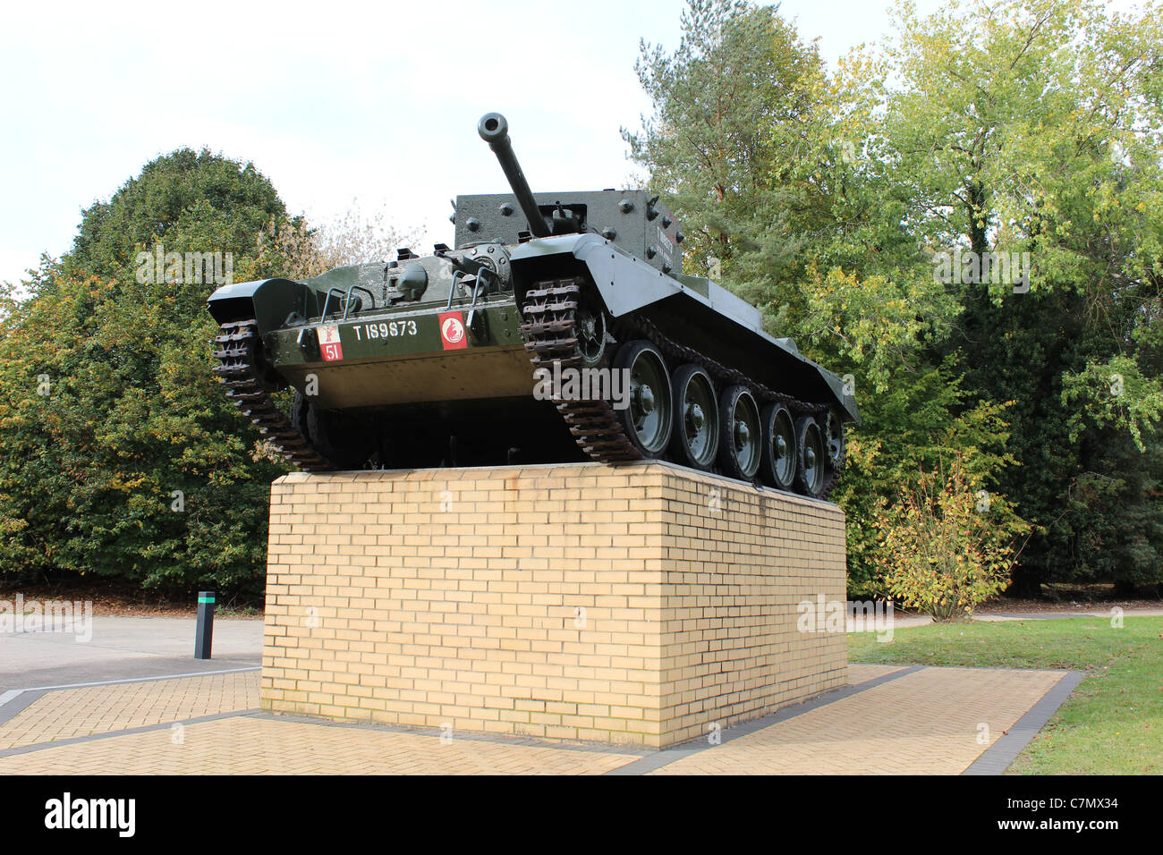 Les Rats du désert blindée Thetford Norfolk Angleterre Memorial Mundford Banque D'Images