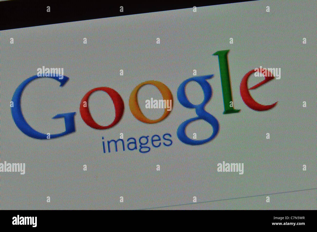 Google Images Photo d'écran Banque D'Images