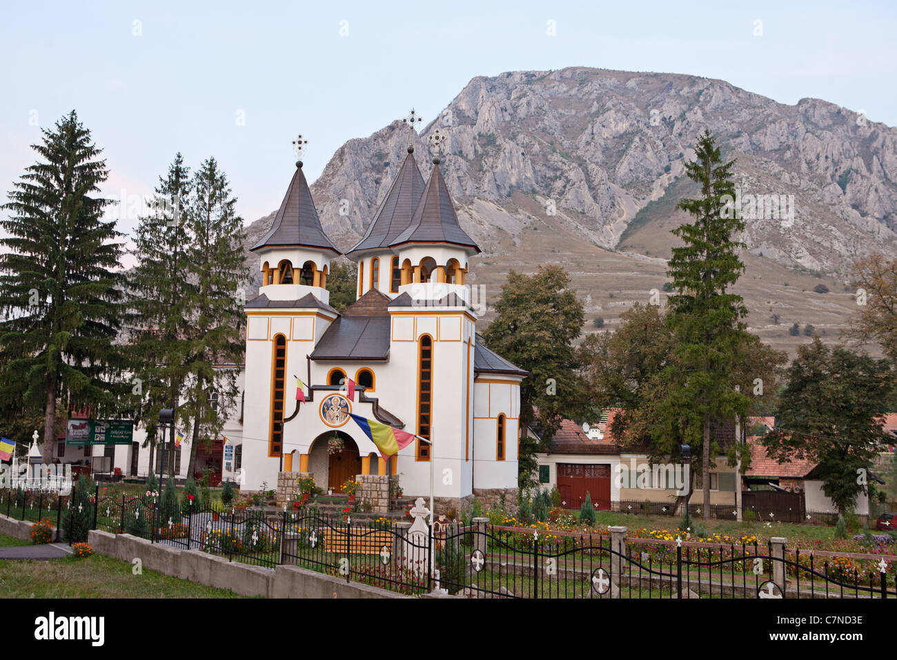 Rimetea village hongrois en Roumanie. Banque D'Images