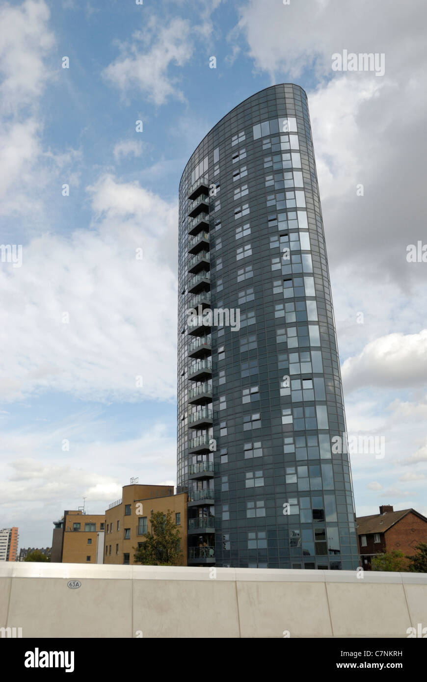 Le Stratford Eye Tower (1) Angel Lane, Stratford, London, England Banque D'Images