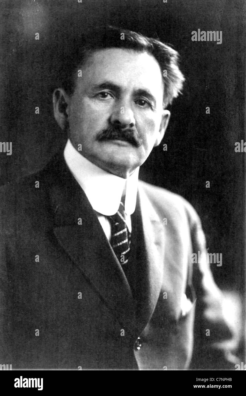 ALBERT MICHELSON (1852-1931) physicien américain.a remporté le Prix Nobel en 1907 pour des travaux sur la mesure de la vitesse de la lumière Banque D'Images