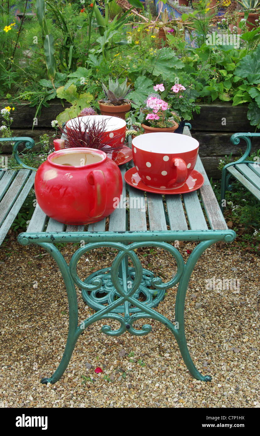 Kathy Brown's Garden au Manoir, Stevington ; une collection de jardins thématiques ouverts au public. Banque D'Images