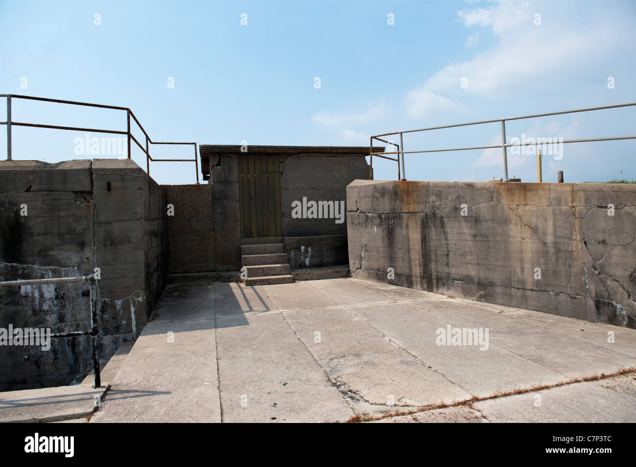 Schenck batterie à Fort Morgan historiques le long de la baie de Mobile en Alabama Banque D'Images