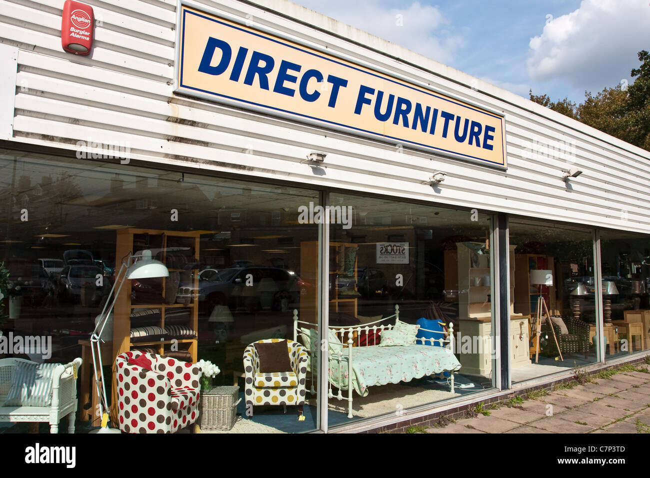 Un magasin de meubles à Bury St Edmunds, Royaume-Uni Banque D'Images