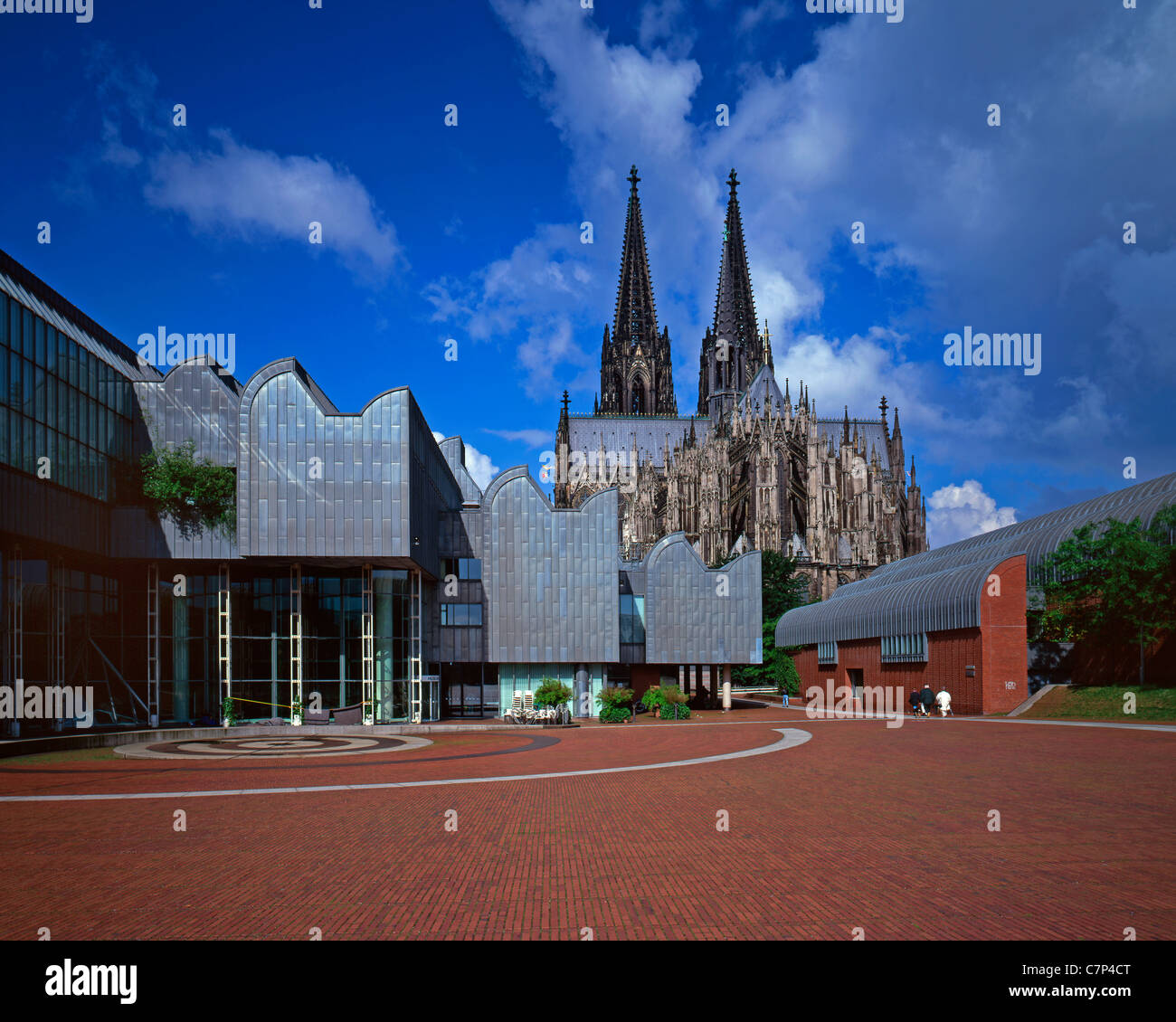 Wallraf Richartz Museum, musée d'art, Galerie d'art, architecture, bâtiment moderne, Banque D'Images