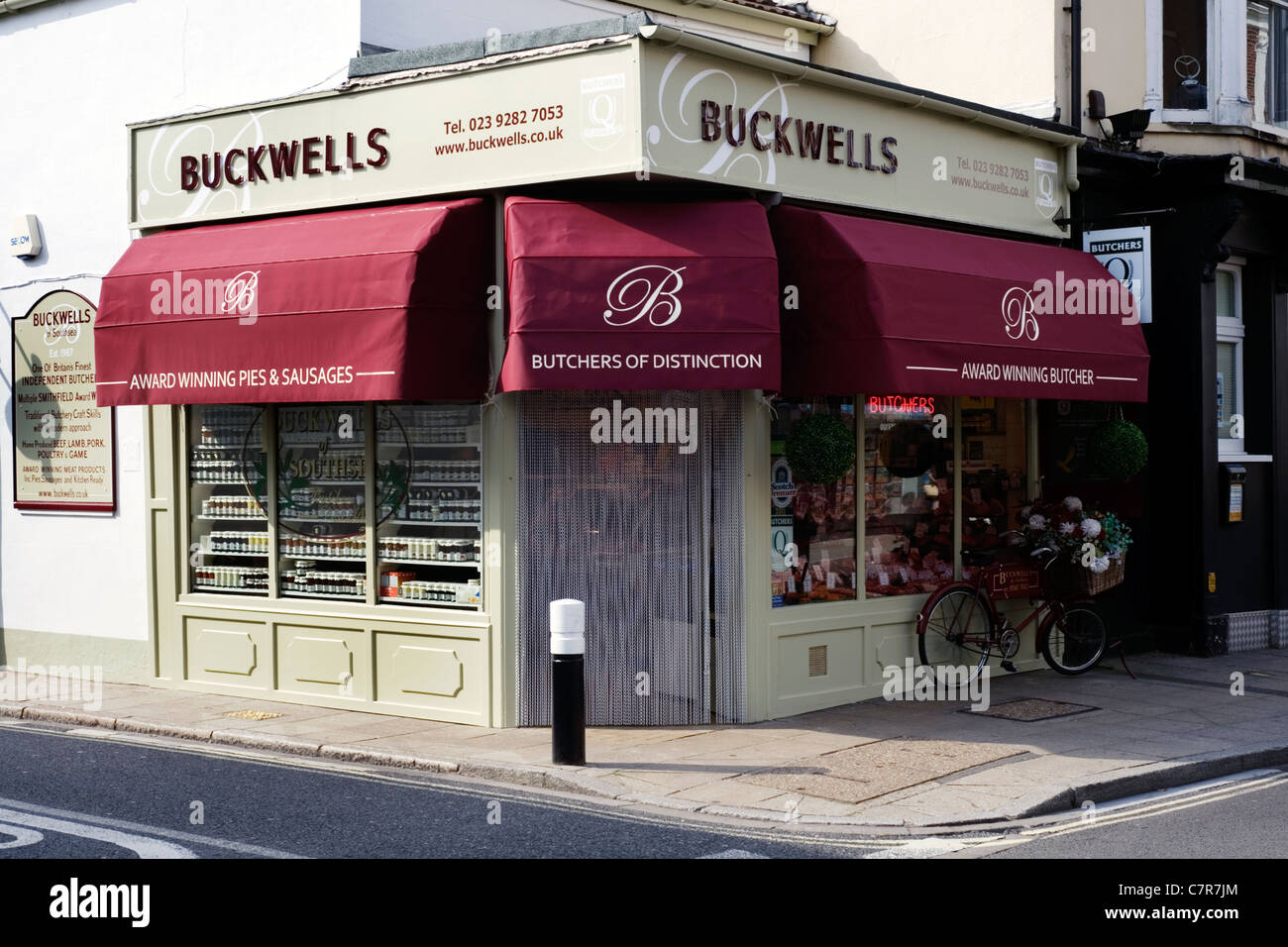 Jeu traditionnel butchers shop Banque D'Images