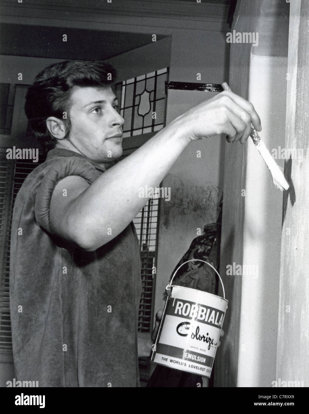 PETE BEST ex-batteur des Beatles sur 1970 Banque D'Images