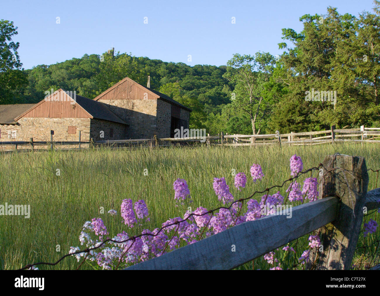 Thomas Neely farm dans le comté de Bucks, Pennsylvanie Banque D'Images