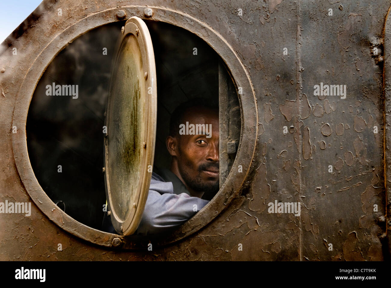 L'Afrique, l'Érythrée, gare d'Asmara à Massawa Banque D'Images