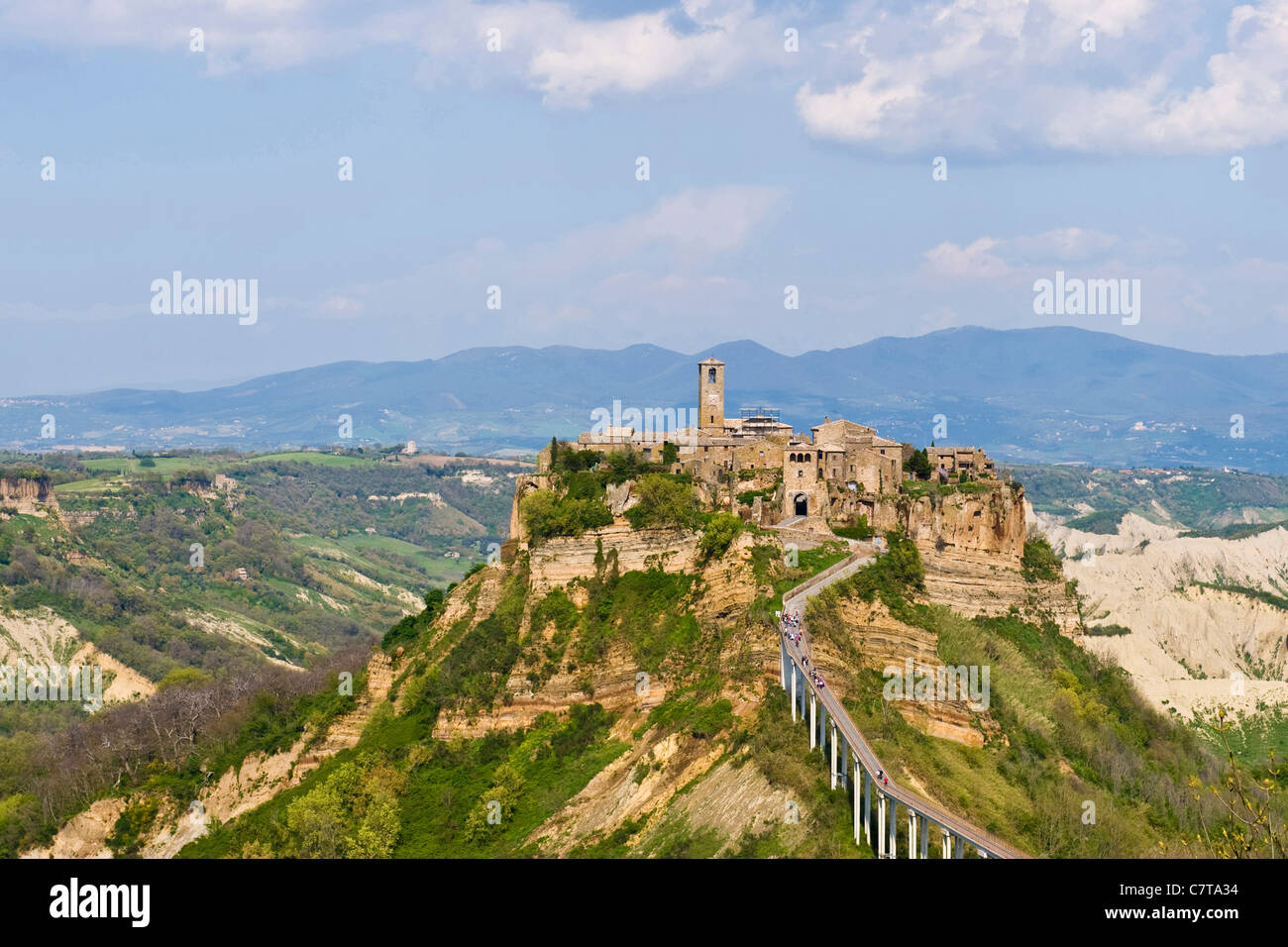Italie, Latium, Civita di Bagnoregio Banque D'Images