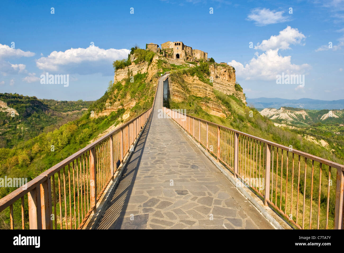 Italie, Latium, Civita di Bagnoregio Banque D'Images