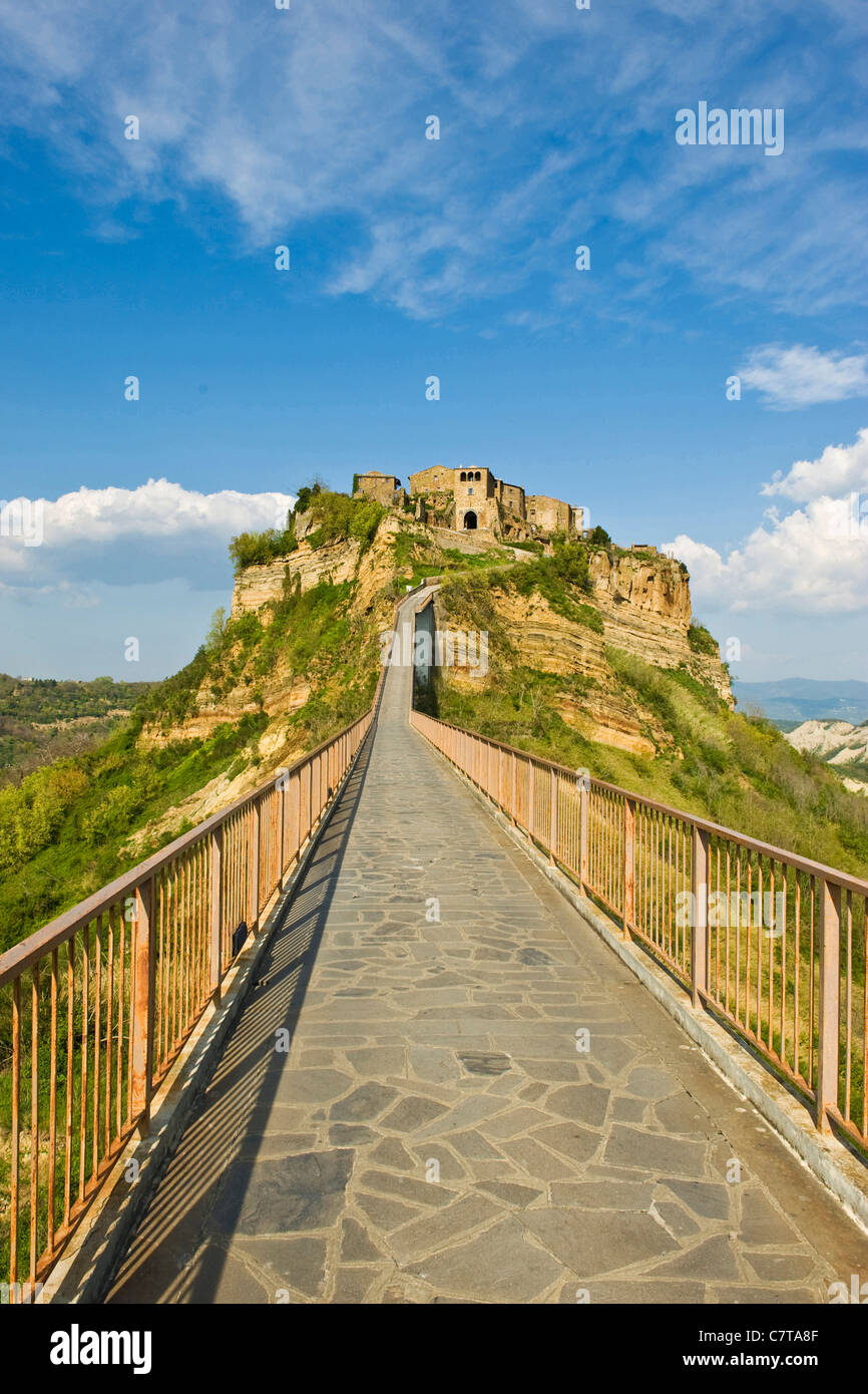 Italie, Latium, Civita di Bagnoregio Banque D'Images