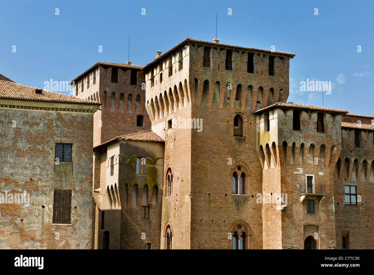 L'Italie, Lombardie, Mantova, le château Saint-Georges Banque D'Images