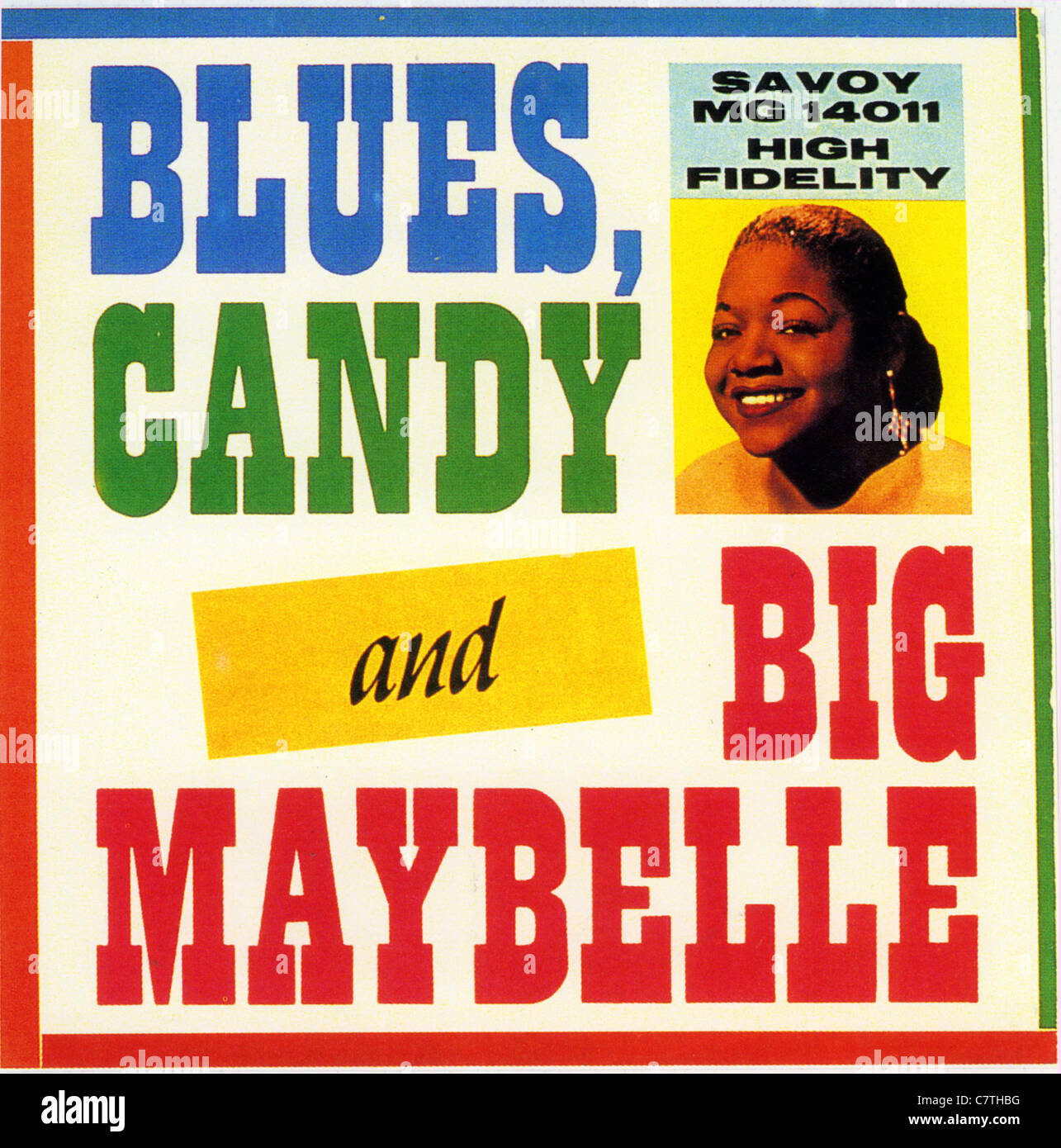 BIG MAYBELLE (1924-1972) Chanteuse de R&B et le pianiste sur un enregistrement de 1958 Savoy Banque D'Images