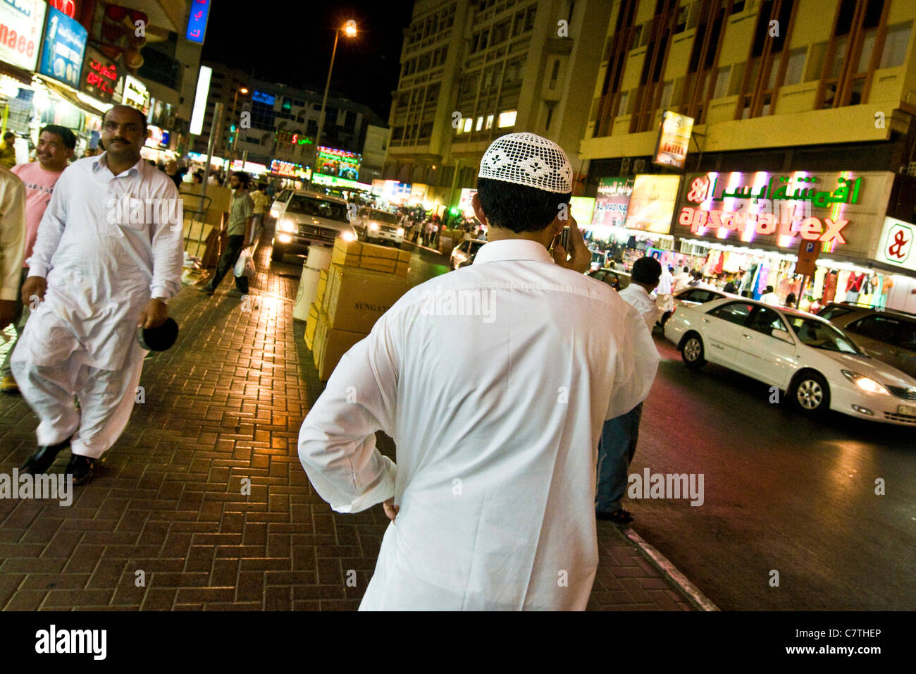 Emirats arabes unis, dubaï, scène urbaine Banque D'Images