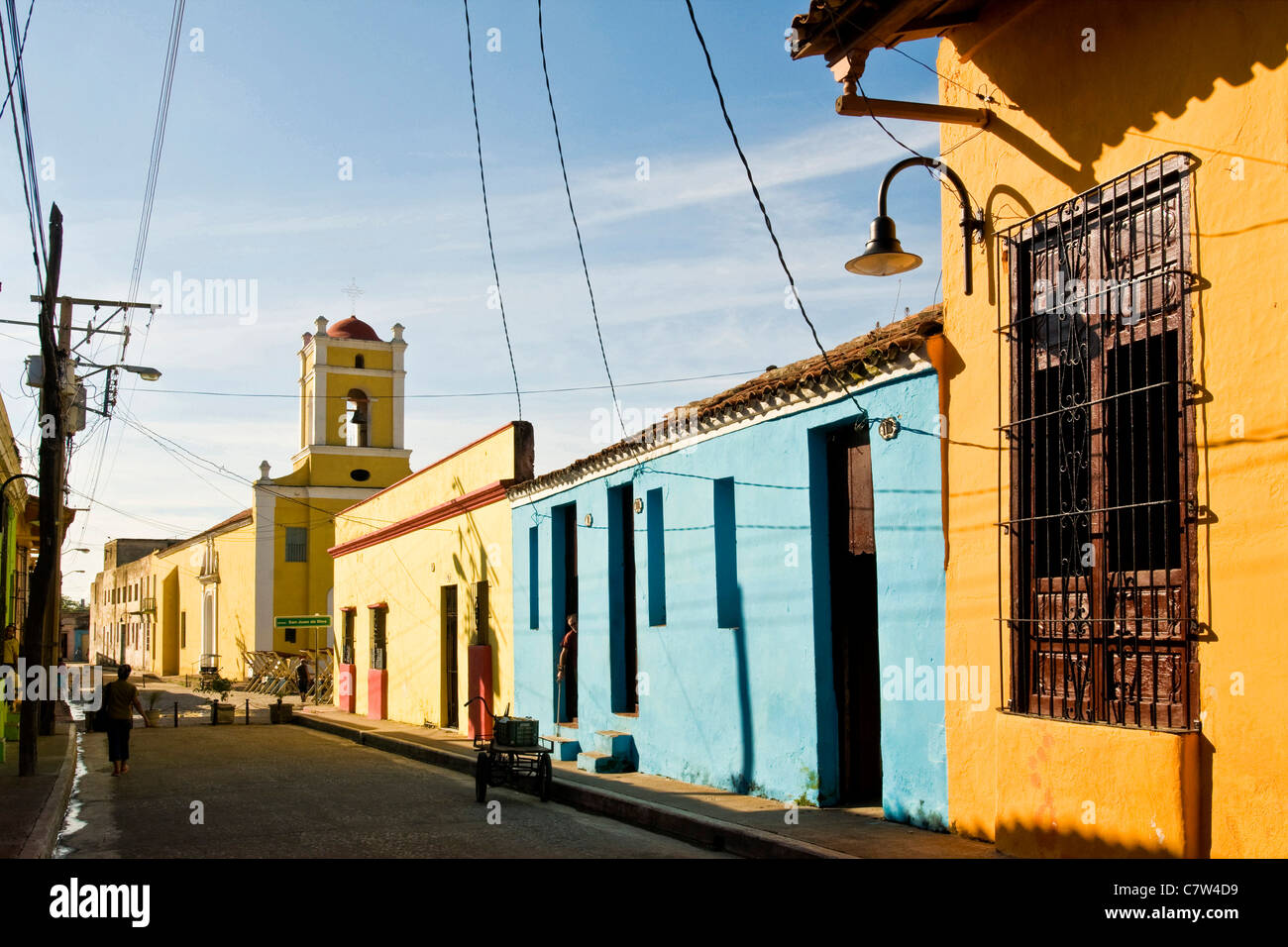 Cuba, Camaguey, la vie quotidienne en ville Banque D'Images