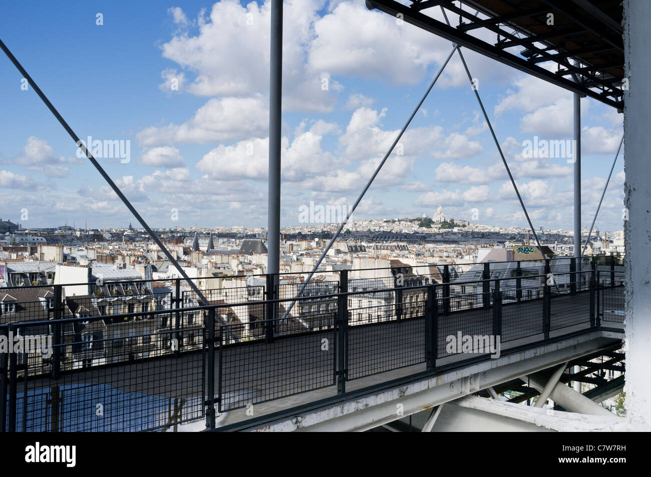 Centre Pompidou Paris Banque D'Images