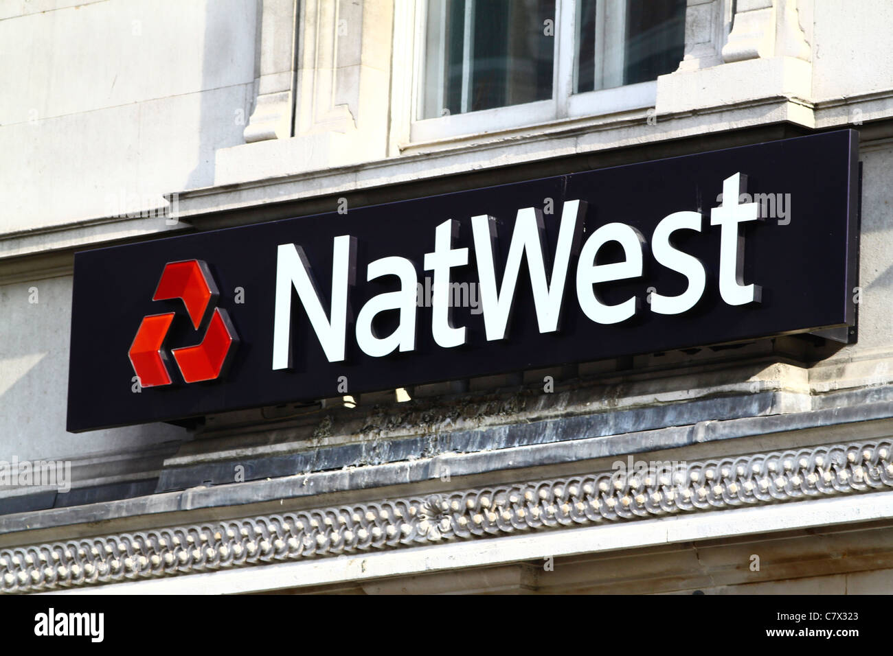 La Banque Natwest signe sur une filiale à Londres Banque D'Images