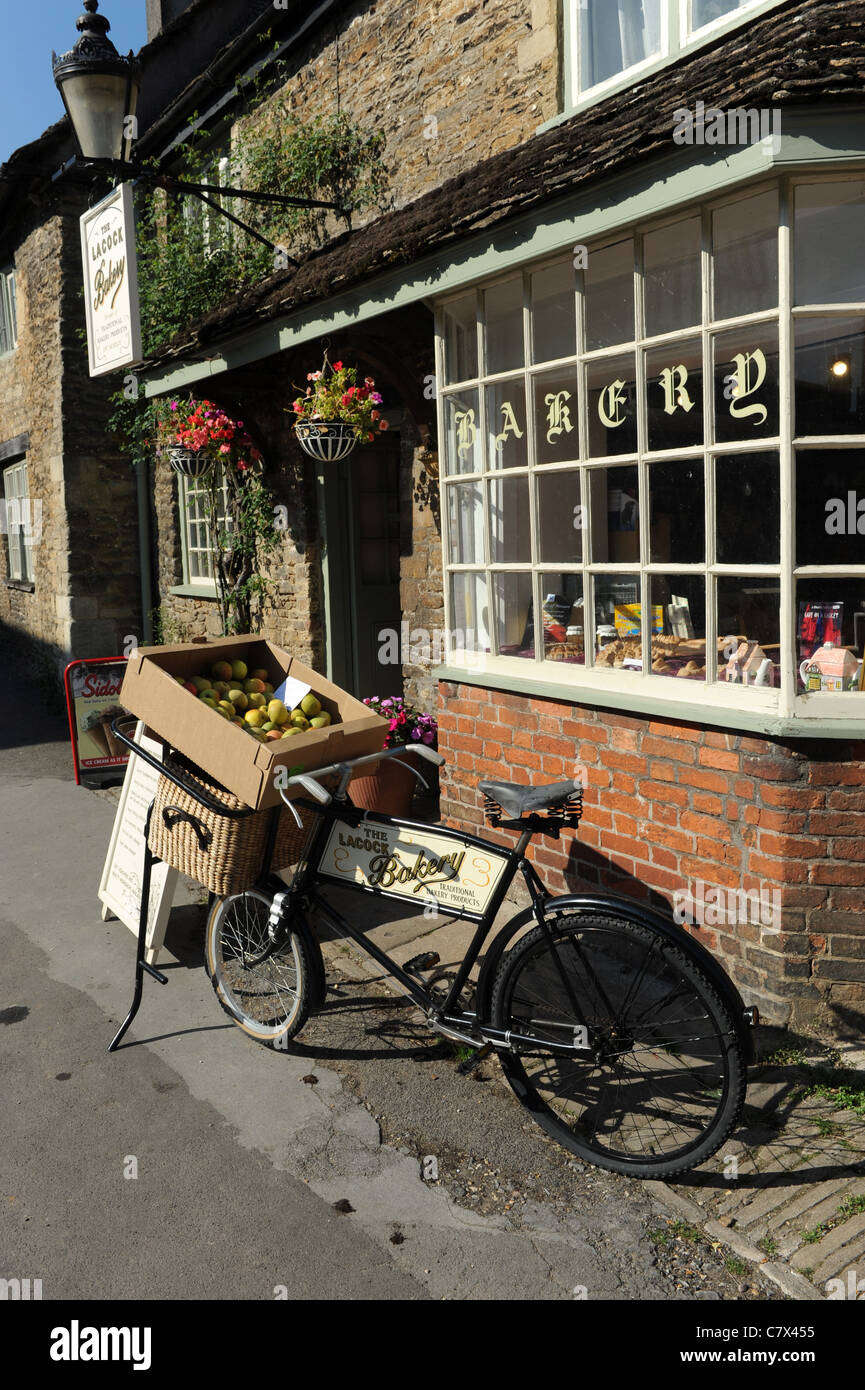 La boulangerie de Lacock dans le village de Lacock, Wiltshire, UK Banque D'Images