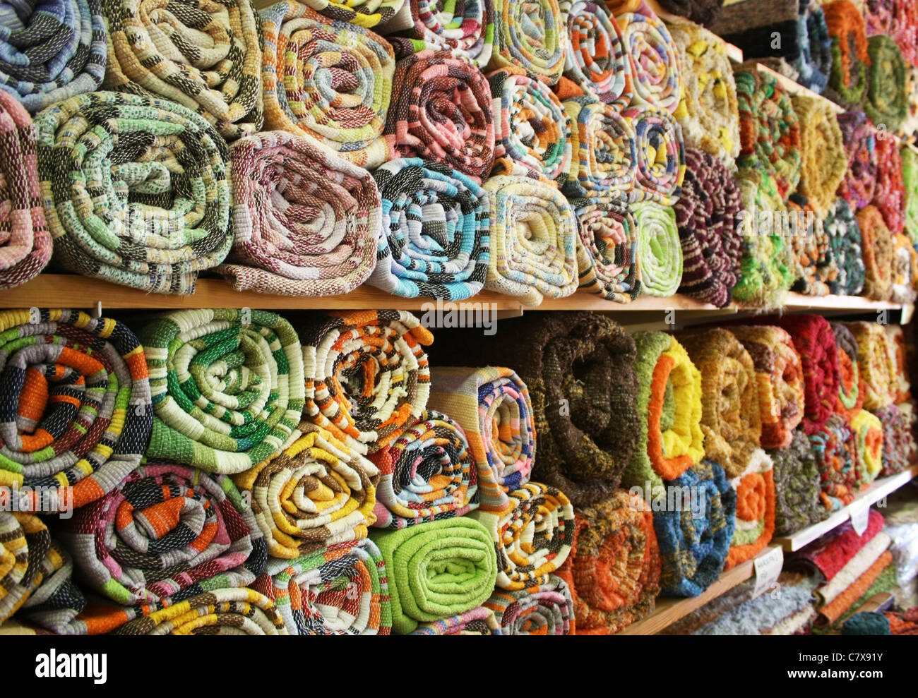 Tapis faits main typique Banque D'Images