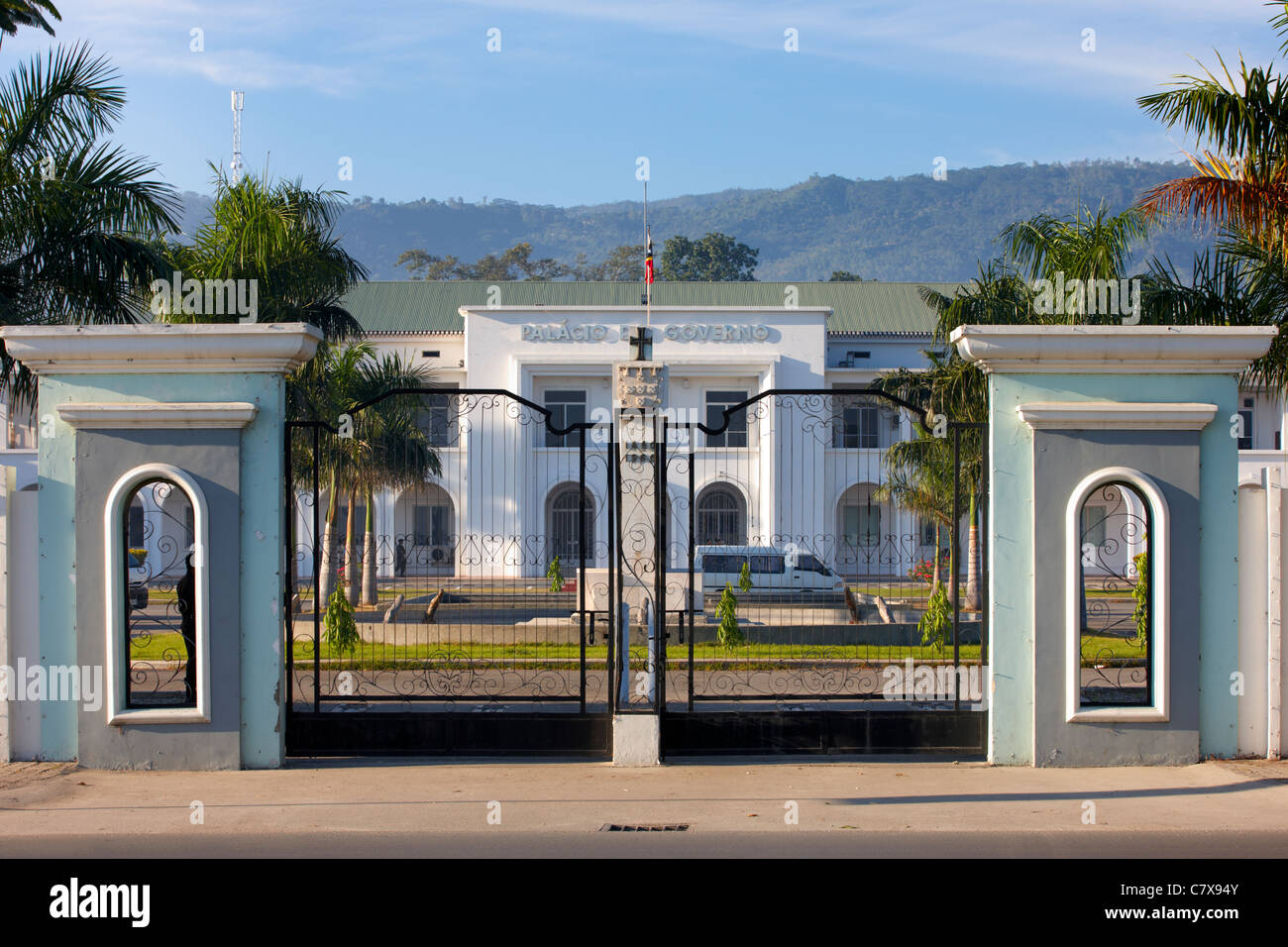 Palacio de Gobierno, Dili, Timor-Leste (Timor oriental), l'Asie Banque D'Images