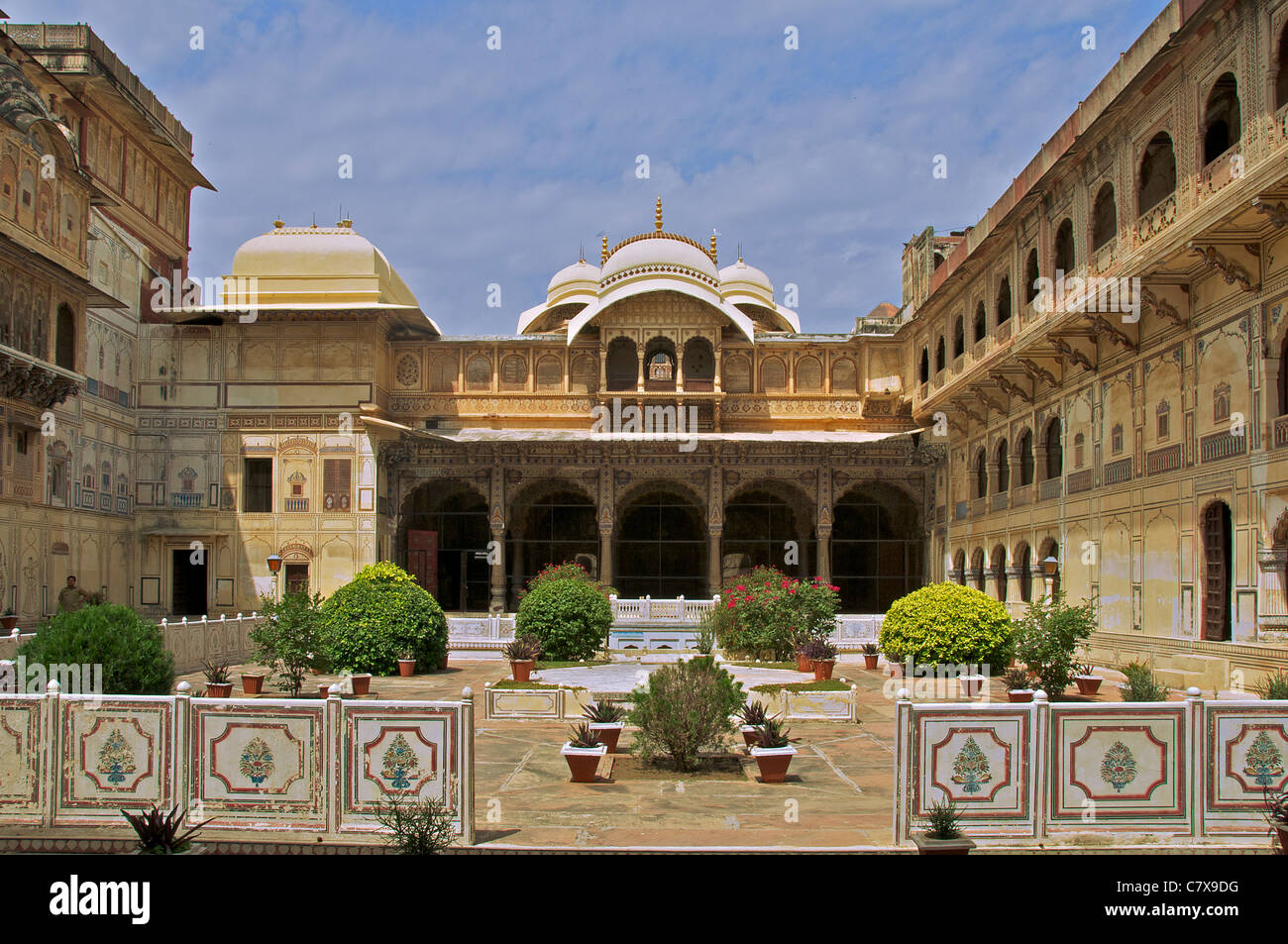 Vieille Ville Palace Karauli Rajasthan Inde Banque D'Images