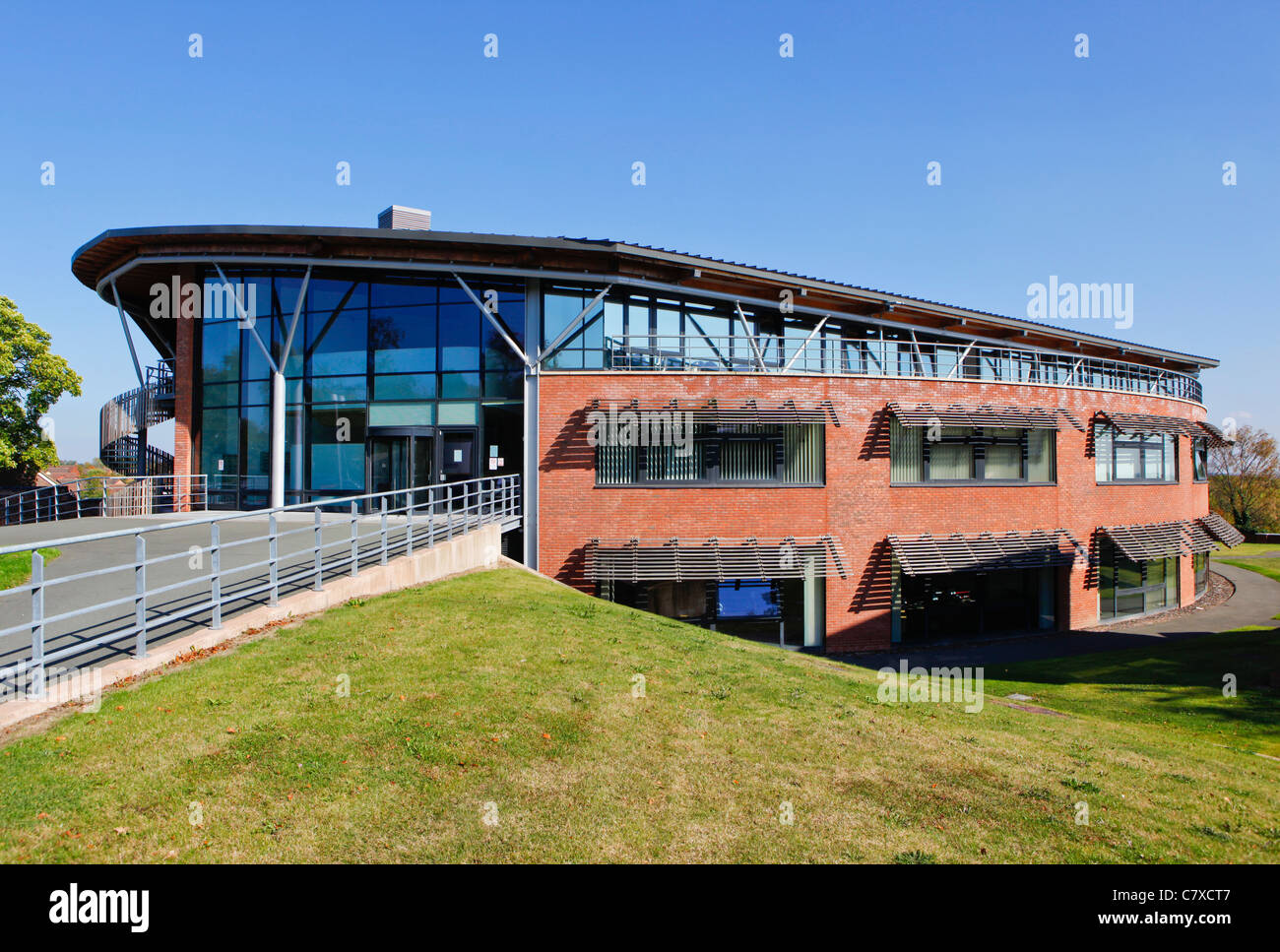 E-innovation centre de l'Université de Wolverhampton, Telford, Shropshire Campus. Banque D'Images