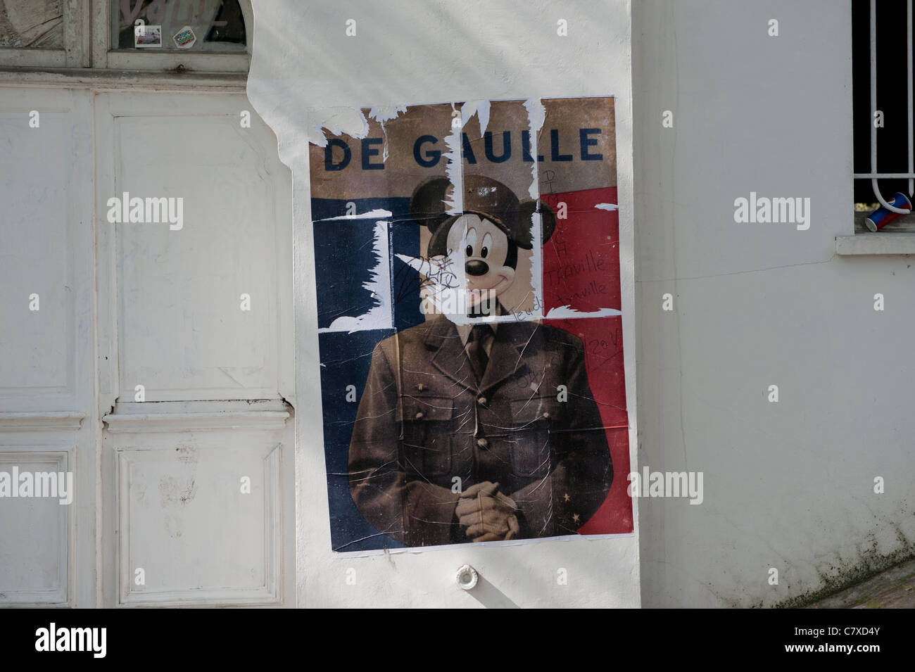Paris, France. Vu sur les marches en montant vers le Sacré Cœur à Montmartre. Banque D'Images