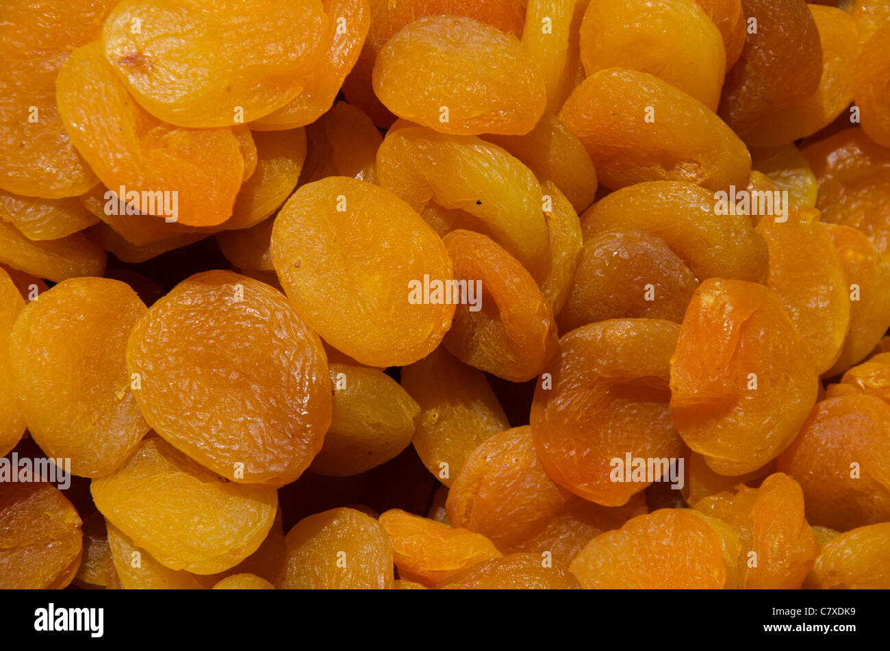 Prêt à manger des abricots en vente Banque D'Images