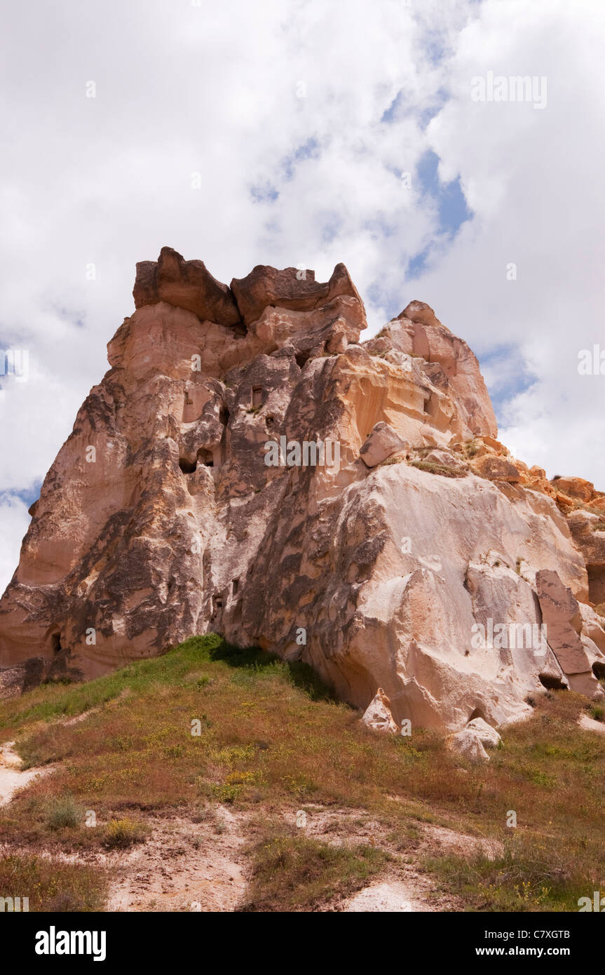 Rock formation, Çavusin, Cappadoce, Turquie Banque D'Images