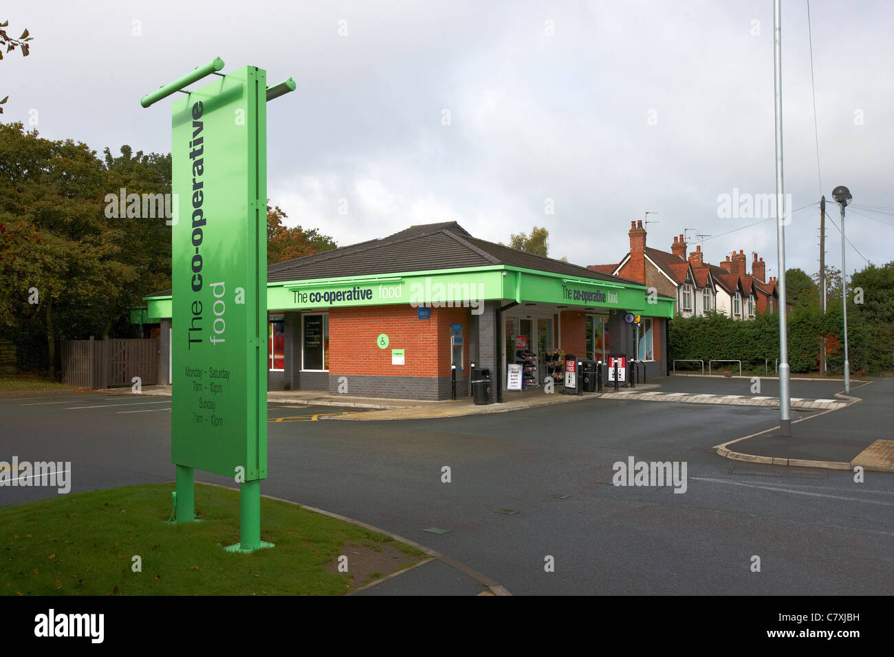 La Co-operative food store UK Banque D'Images