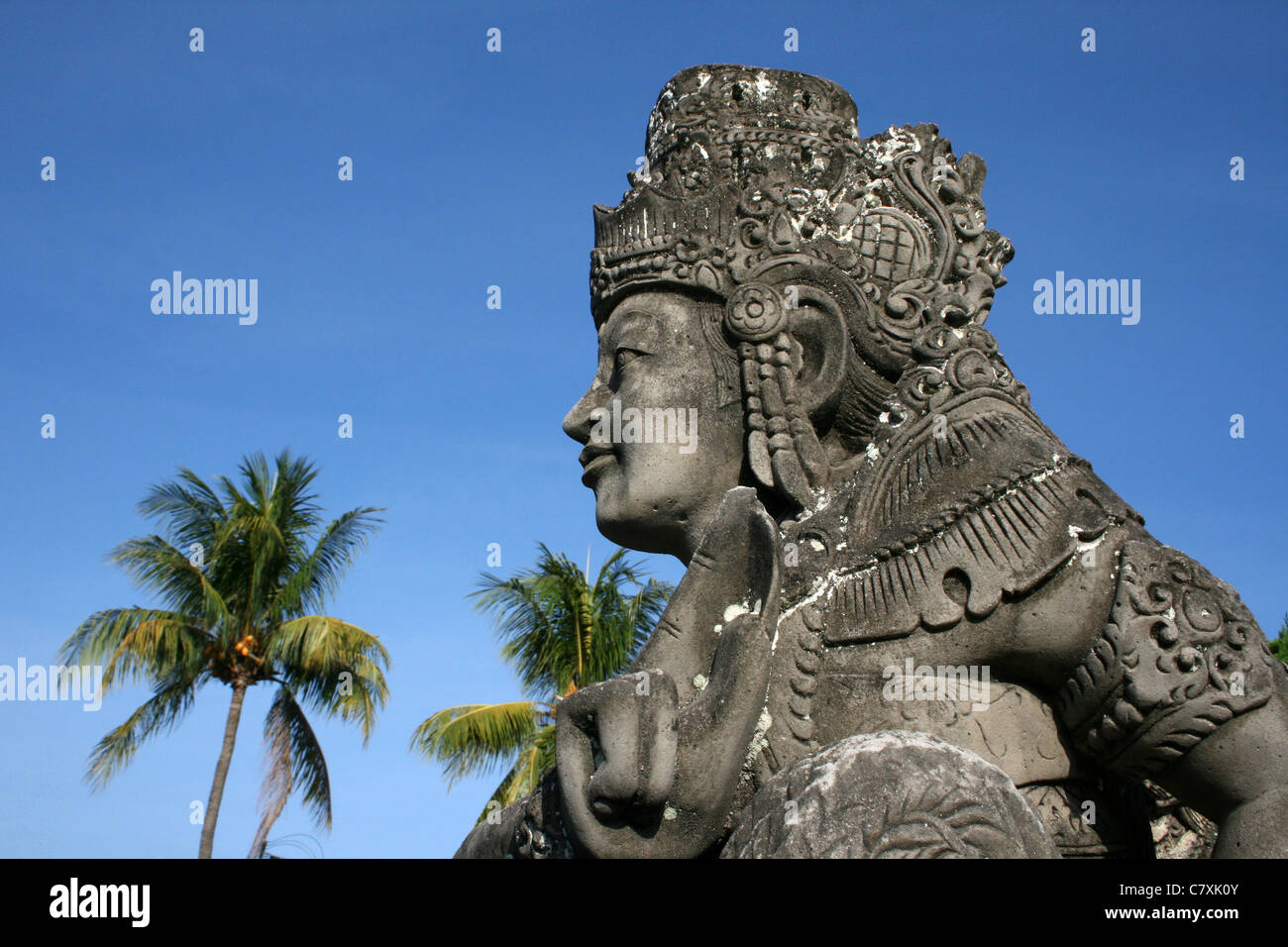 Kerta gosa statue figure à Klungkung, Bali, Banque D'Images