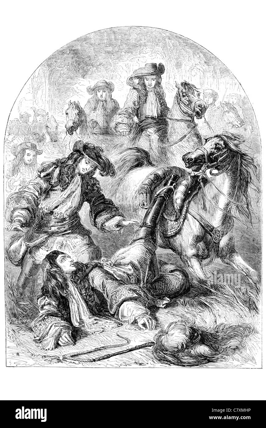 William III et II 1650 1702 Prince souverain de chambre Orange Nassau king royal royal royal imperial princière règle souveraine Banque D'Images