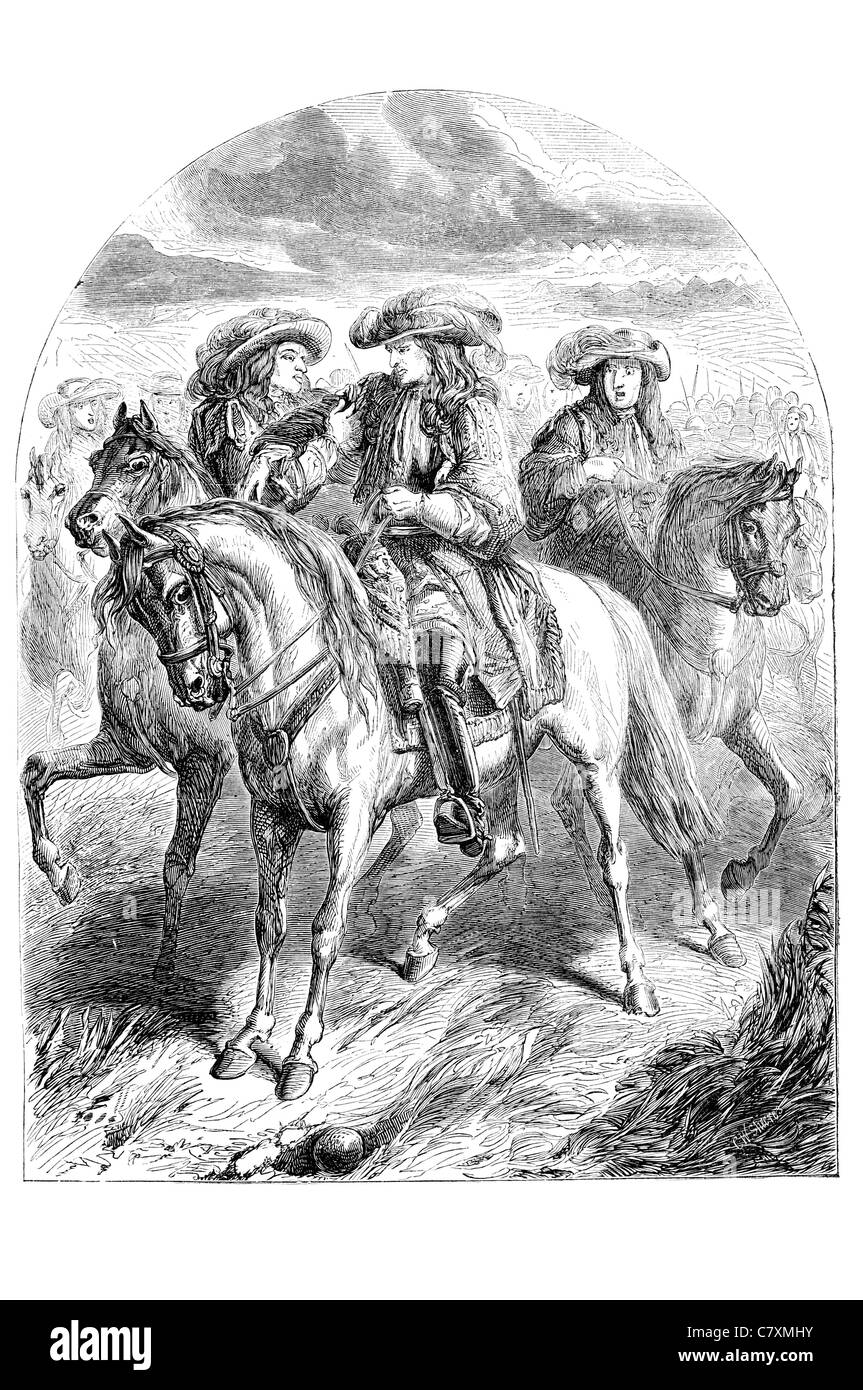 William III et II 1650 1702 Prince souverain de chambre Orange Nassau king royal royal royal imperial princière règle souveraine Banque D'Images