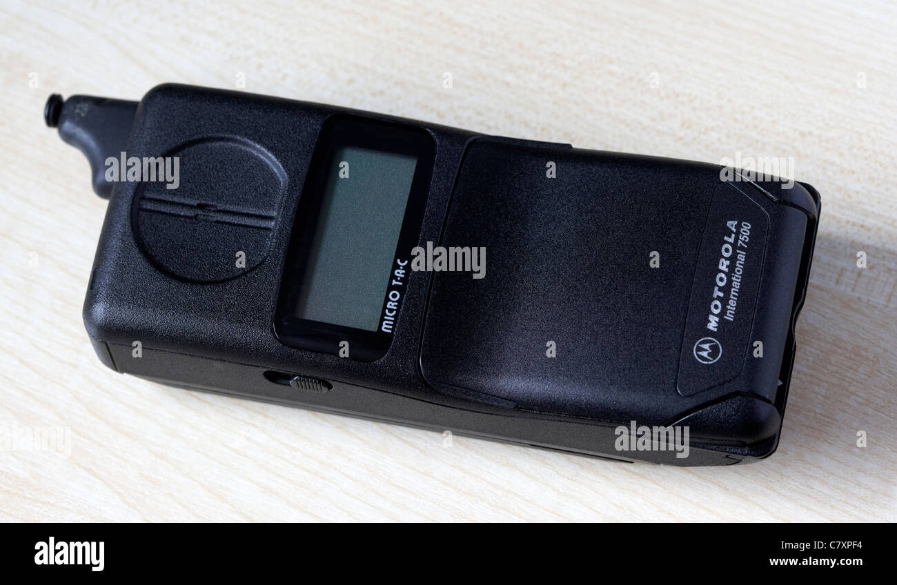 International 7500 de l'Atc micro motorola 900 gsm téléphone portable depuis le milieu des années 90 Banque D'Images