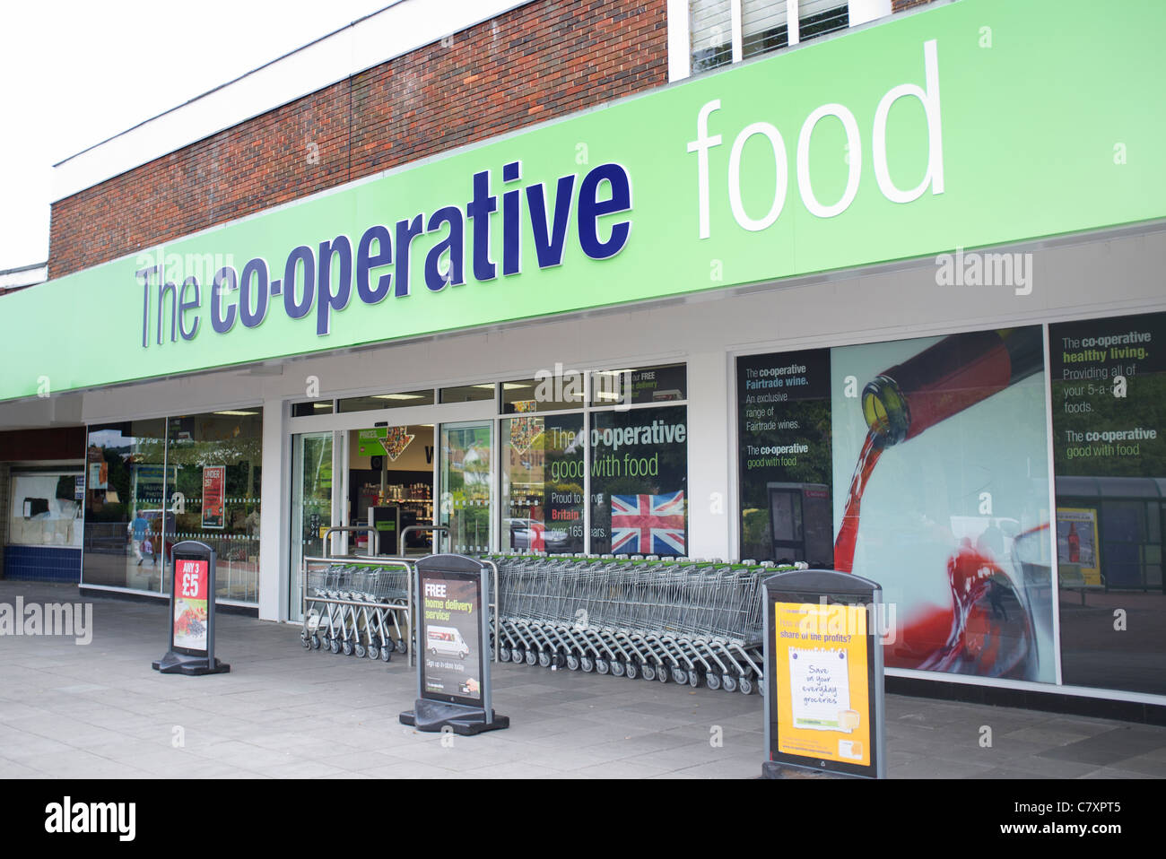 La coopérative supermarché Banque D'Images