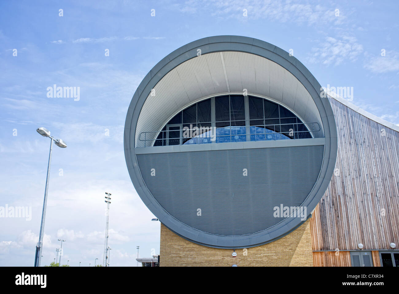L'architecture moderne, Portsmouth Sports Centre Banque D'Images