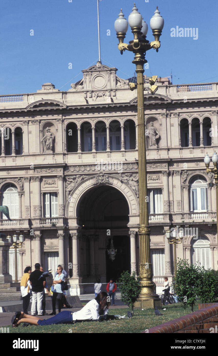 L'ARGENTINE, Buenos Aires : Casa Rosada Banque D'Images