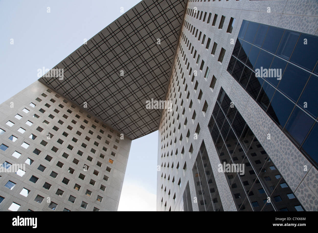 Paris - l'architecture moderne à partir de la Défense nationale Banque D'Images