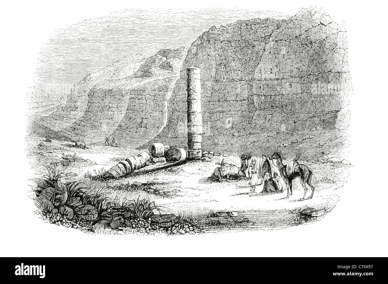 Grotte grottes sépulcral falaises falaise wady Séir souris Juda tombe mort chambre funéraire tombe cimetière tombes Hypogeum cryptes Banque D'Images