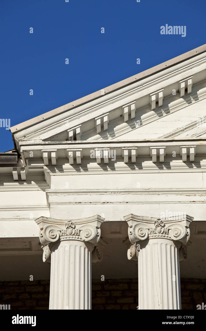 Canada,Ontario,Queenston, néo-grec Willowbank est une maison construite en 1834 et désignée comme un lieu historique national au Canada Banque D'Images