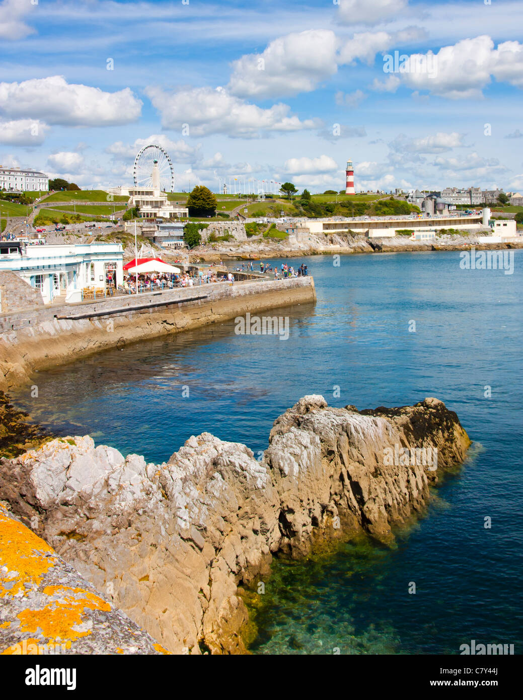 Le front de mer à Plymouth Hoe Devon England UK Banque D'Images Le front de mer à Plymouth Hoe Devon England UK Banque D'Images