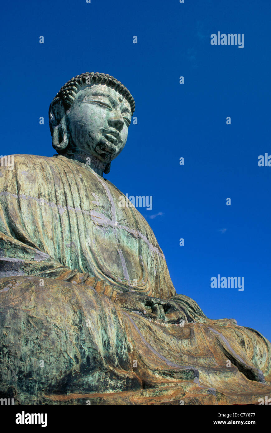 Amitabha Bouddha du Lahaina Jodo Mission ; Lahaina, Maui, Hawaï. Banque D'Images