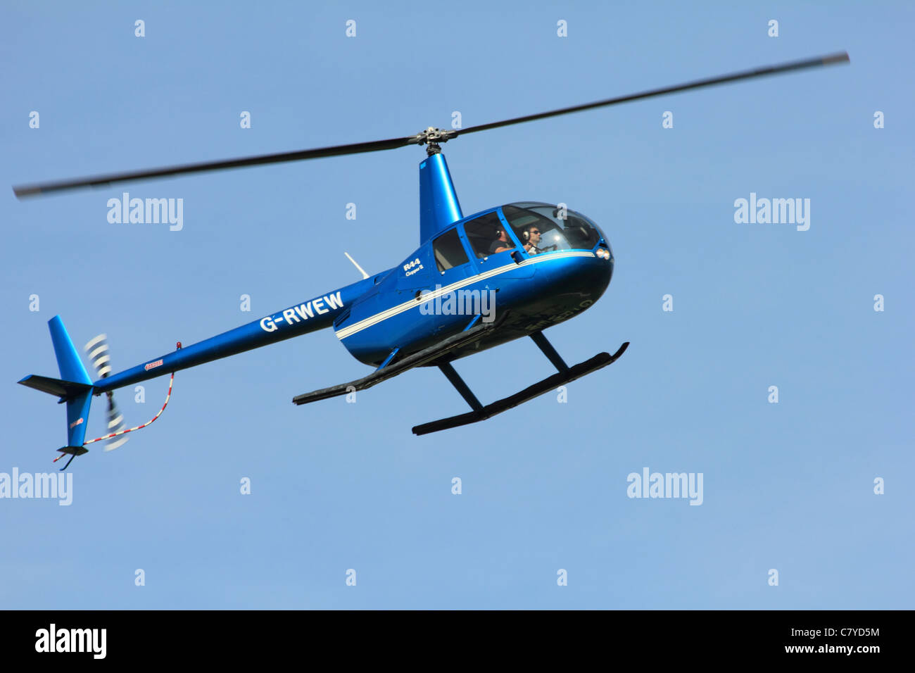Robinson R44 Heliciopter G-RWEW Leeds Bradford Banque D'Images