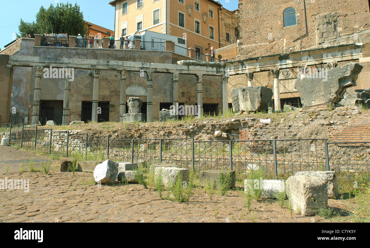 Forum Romanum Rome romain Banque D'Images
