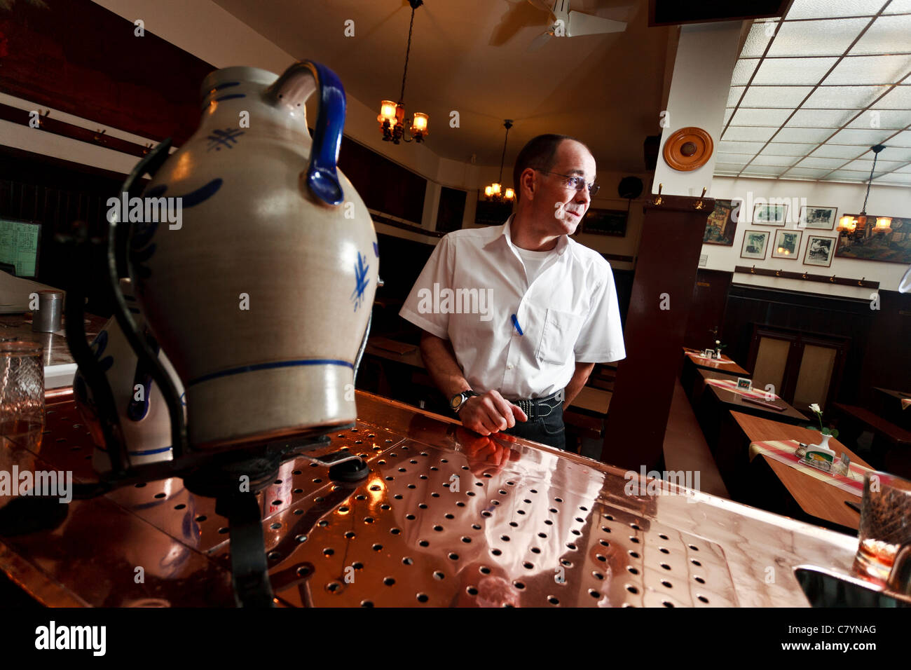 Barman Banque D'Images