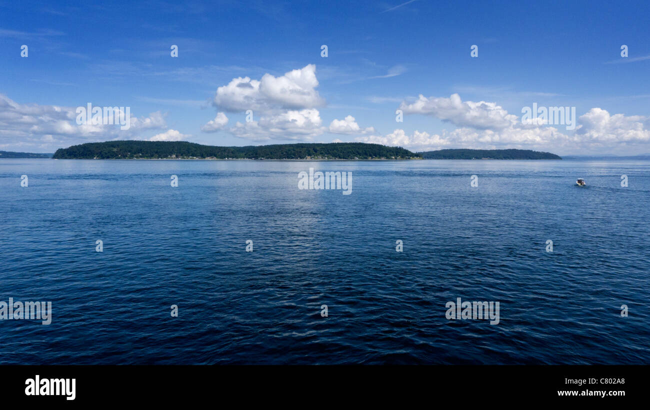 Dans Vashon Island la Puget Sound près de Seattle, Washington, USA Banque D'Images