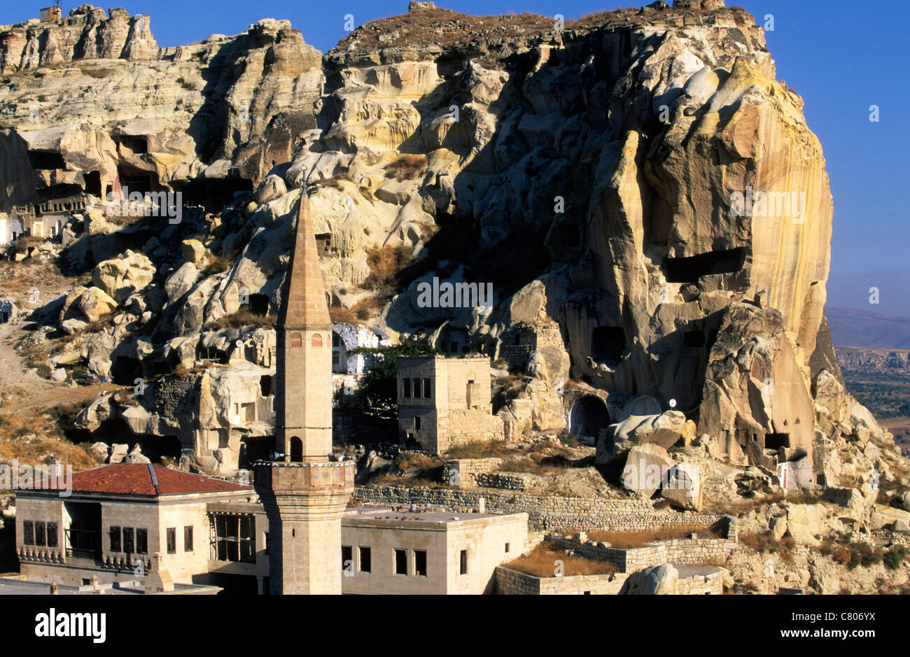 La Turquie, la Cappadoce. Village d''Urgup Banque D'Images